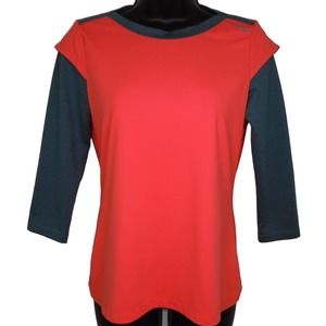 SAUCONY Womens Small Active Top 3/4 Sleeves Running